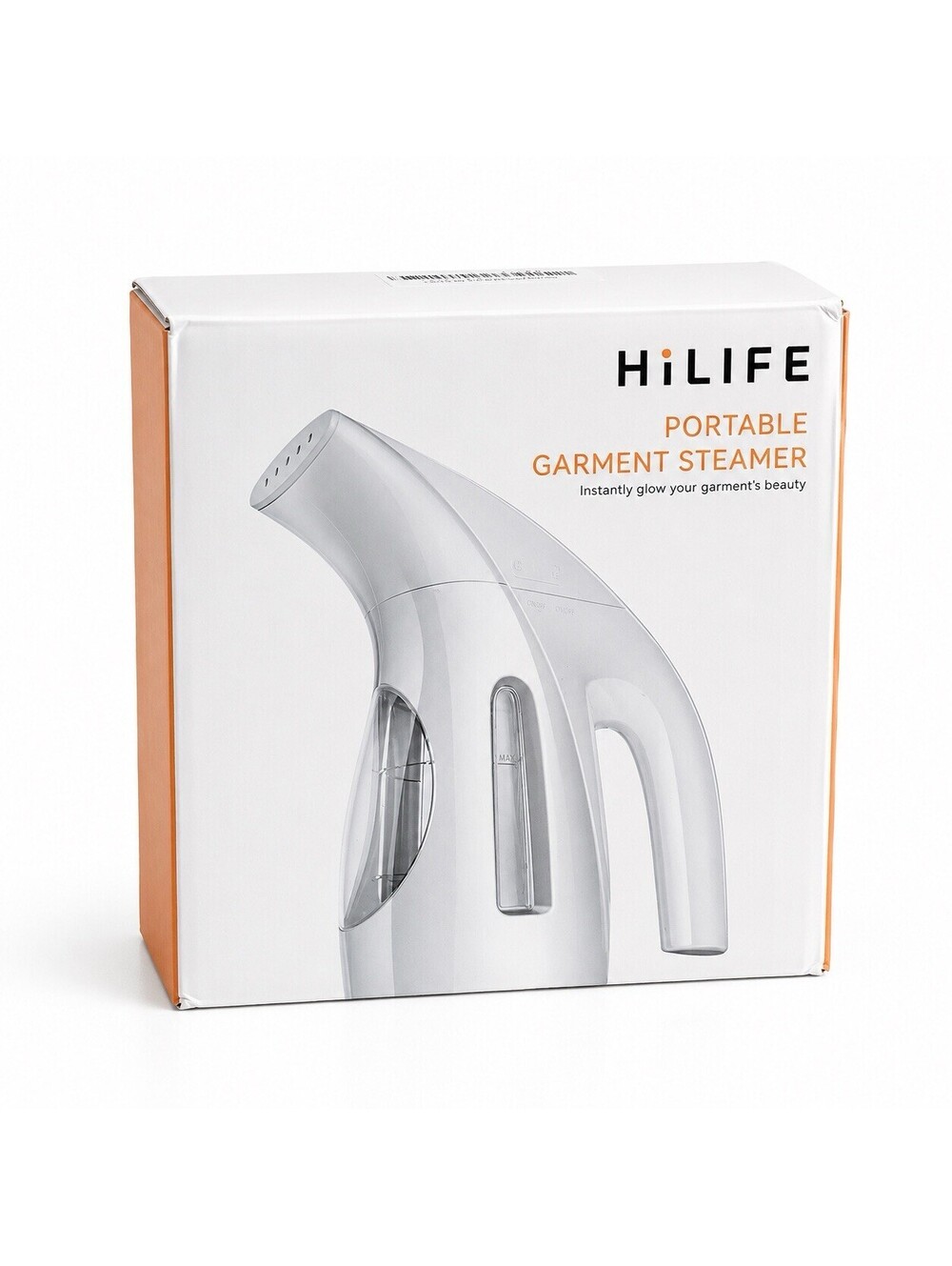 HiLife Portable Garment Steamer Handheld Fabric Wrinkle Remover White HL7